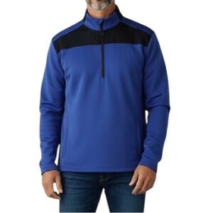 Slazenger Golf quarter zip sweatshirt Royal Black Men’s size XL Athleisure